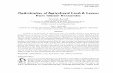 Optimization of Agricultural Land: A Lesson from Islamic ...