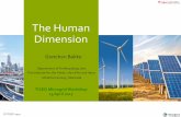 The Human The Human Dimension Dimension - McGill