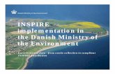INSPIRE implementation in the Danish Ministry of the ...