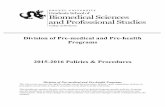Division of Pre-medical and Pre-health Programs 2015-2016 ...