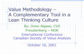 Value Methodology – A Complementary Tool in a Lean ...