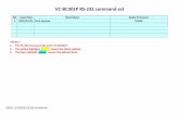 VC-BC301P RS-232 command set