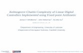 Kolmogorov-Chaitin Complexity of Linear Digital ...