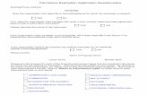 Permissive Exemption Application Questionnaire