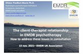 The client-therapist relationship in EMDR psychotherapy