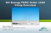 NV Energy FERC Order 1000 Filing Overview