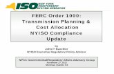 FERC Order 1000: Transmission Planning & Cost Allocation ...