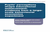 Pupils’ perceptions shape educational achievement ...