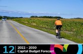 12 2022 - 2030 Capital Budget Forecast - Milton