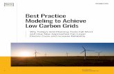Best Practice Modeling to Achieve Low Carbon Grids