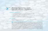 2 chapter Prescriptions and Medication Orders