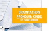 GRAMMATHON PRONOUN: KINDS