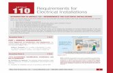 110 RC Requirements for Electrical Installations