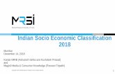 Indian Socio Economic Classification 2018