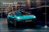 Volkswagen ID.3 Price and specification guide