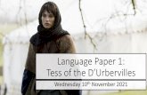 Language Paper 1: Tess of the D’Urbervilles