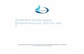 SWIM Indicator Definitions 2015-16