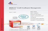MACS® Cell Culture Reagents - Miltenyi Biotec