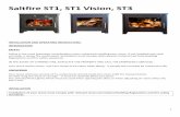 Saltfire ST1, ST1 Vision, ST3 - Fireplace Megastore
