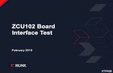 XTP428 - ZCU102 Board Interface Test