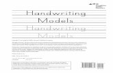 Handwriting Models Handwriting