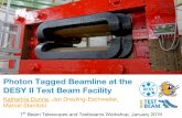 DESY II Test Beam Facility Photon Tagged Beamline at the