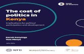 The cost of politics in Kenya