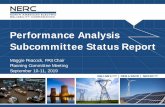 Performance Analysis Subcommittee Status Report