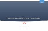 Huawei Certification Written Exam Guide