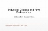 Industrial Designs and Firm Performance