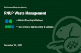 Short-term and Long-term planning RNUP Waste Management