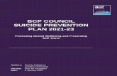 BCP COUNCIL SUICIDE PREVENTION PLAN 2021-23