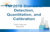 TNI 2016 Standard: Detection, Quantitation, and Calibration