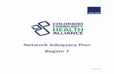 Network Adequacy Plan Region 7 - Colorado