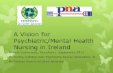 A Vision for Psychiatric/Mental Health Nursing