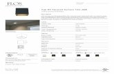 Kap 80 Squared Surface T24 JA8 - FLOS USA Architectural