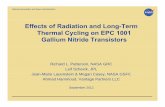 Effects of Radiation and Long-Term Thermal Cycling on EPC ...