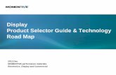 Display Product Selector Guide & Technology Road Map