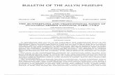 BUllETIN OF THE AllYN MUSEUM