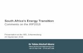 South Africa’s Energy Transition