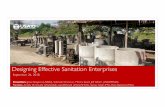 Designing Effective Sanitation Enterprises