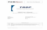 TRDP User's Manual