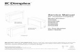 Dimplex Fireplace Service Manual: DF2305-DF2307SS-DFB4047 ...