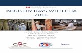 INDUSTRY DAYS WITH CFIA 2016 - Canadian Meat Council