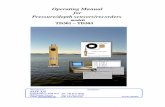 Operating Manual for Pressure/depth sensors/recorders