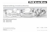 Miele G 5570 Dishwasher User Guide Manual Operating ...