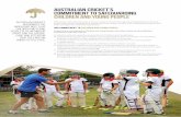 Australian Cricket’s Commitment to Safeguarding Children ...