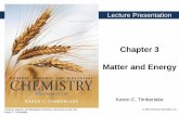 Chapter 3 Matter and Energy