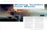 Making Textiles from Waste - Centexbel