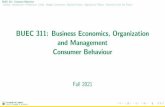 BUEC 311: Business Economics, Organization and Management ...